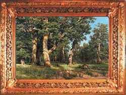 Репродукция картины И.Шишкина «Дубовая роща»