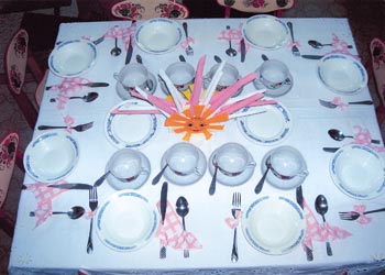 Сервировка стола к обеду в детском саду старшая группа по санпину фото